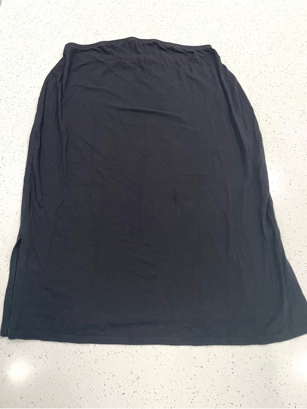 Sonoma Black Maternity Midi Skirt
